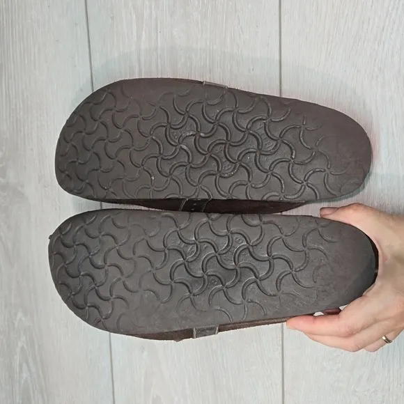 Birkenstock Women Boston Suede Clog Mule shoes sz 41/10 Regular