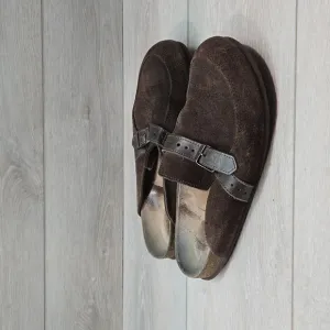 Birkenstock Women Boston Suede Clog Mule shoes sz 41/10 Regular