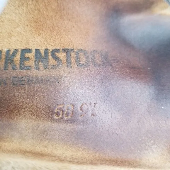 Birkenstock Women Gizeh Silver Flat Slip On Comfort Slide Sandals Size 9