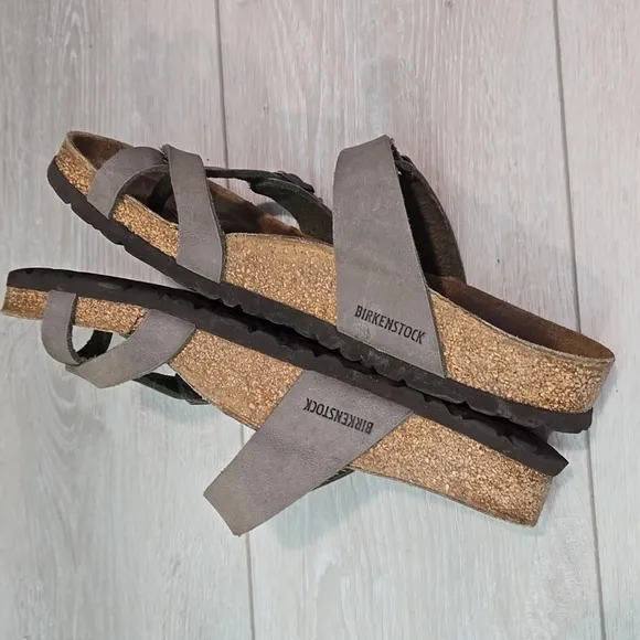 Birkenstock Women Mayari Loop Toe Sandals Flats shoes sz 39/8 Regular