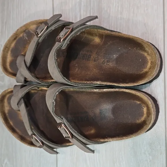 Birkenstock Women Mayari Loop Toe Sandals Flats shoes sz 39/8 Regular