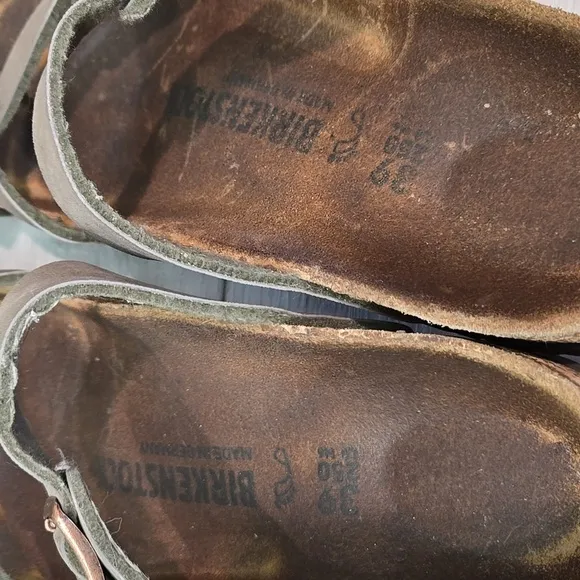 Birkenstock Women Mayari Loop Toe Sandals Flats shoes sz 39/8 Regular