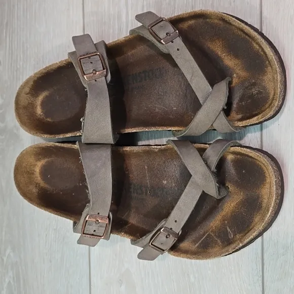 Birkenstock Women Mayari Loop Toe Sandals Flats shoes sz 39/8 Regular