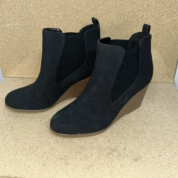 Black Ankle Boots (G732)
