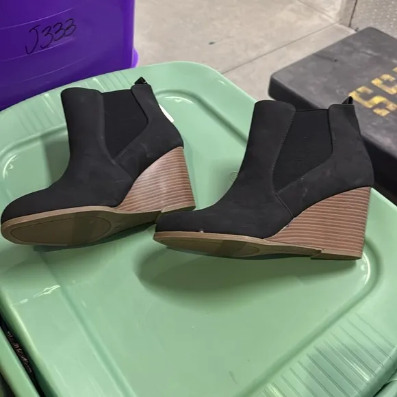 Black Ankle Boots (G732)