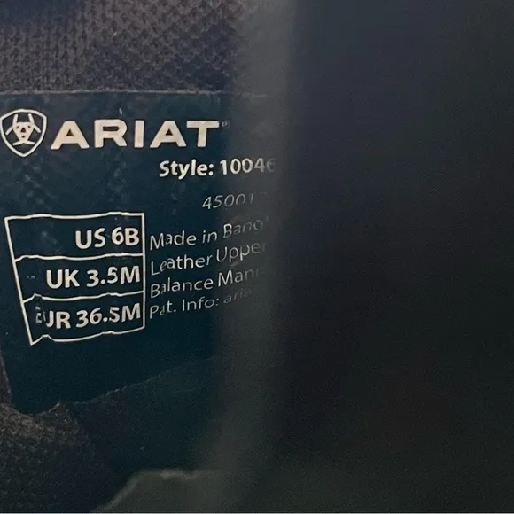 Black Ariat boots
