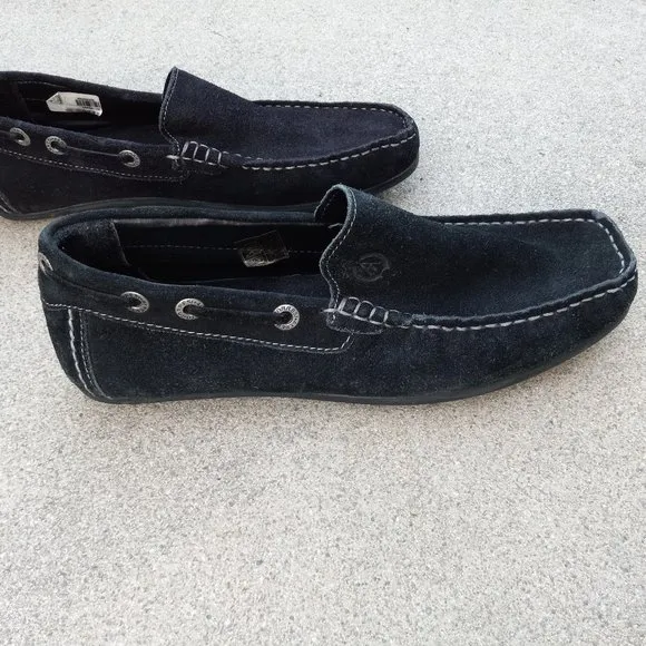 Black Suede Driving Moccasin/Loafer Size 41
