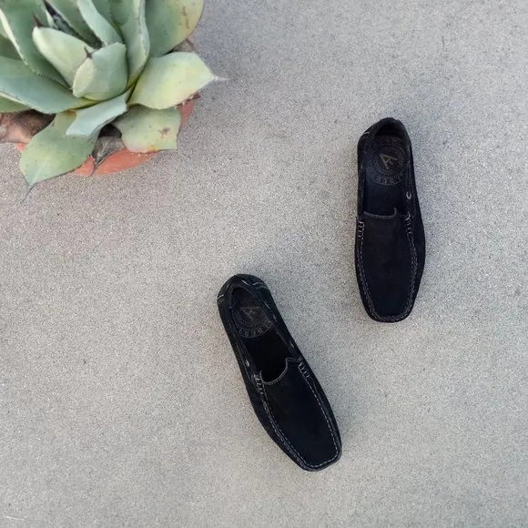 Black Suede Driving Moccasin/Loafer Size 41