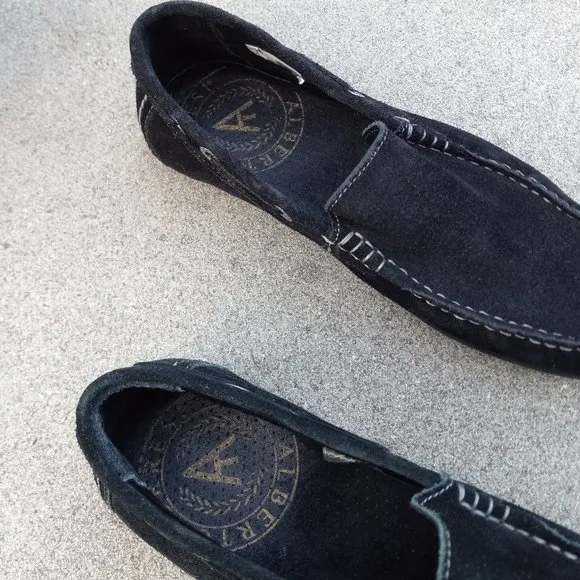 Black Suede Driving Moccasin/Loafer Size 41
