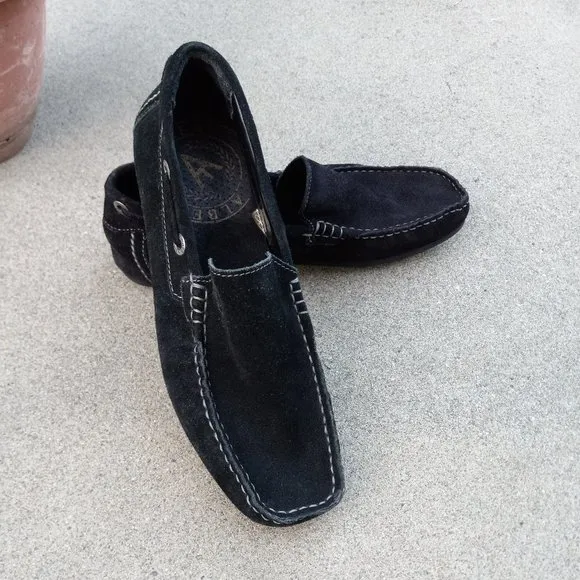 Black Suede Driving Moccasin/Loafer Size 41