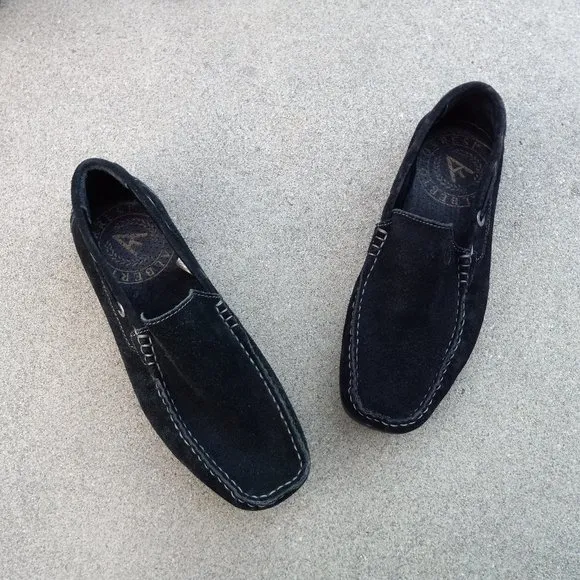 Black Suede Driving Moccasin/Loafer Size 41