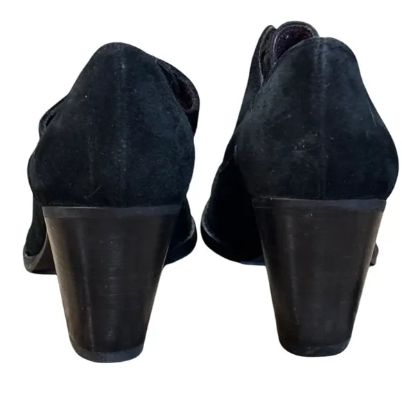 Black Suede Heeled Shoes Stuart Weitzman