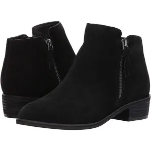 BLONDO Liam Waterproof Suede Ankle Boots Zip on Both Sides Black