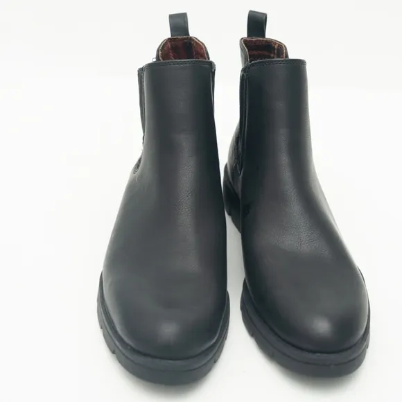 B.O.C. New! Erin Faux Leather Laceless Ankle Boots.
