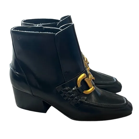 Boden snaffle trim ankle boots