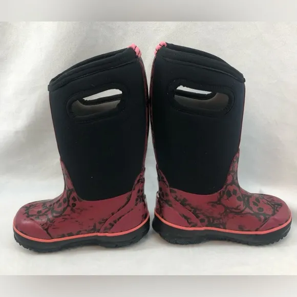 Bogs size 10 toddler skulls -30 waterproof snow boots