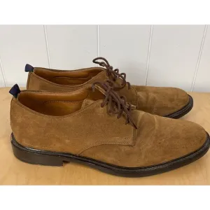 Bonobos Dalton Derby Brown Suede Lace Up Men's Shoes Size 11.5