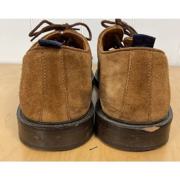 Bonobos Dalton Derby Brown Suede Lace Up Men's Shoes Size 11.5
