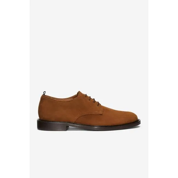 Bonobos Dalton Derby Brown Suede Lace Up Men's Shoes Size 11.5