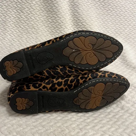 Born Animal Leopard Print Womens Ankle Boots Size 7.5 M NEW