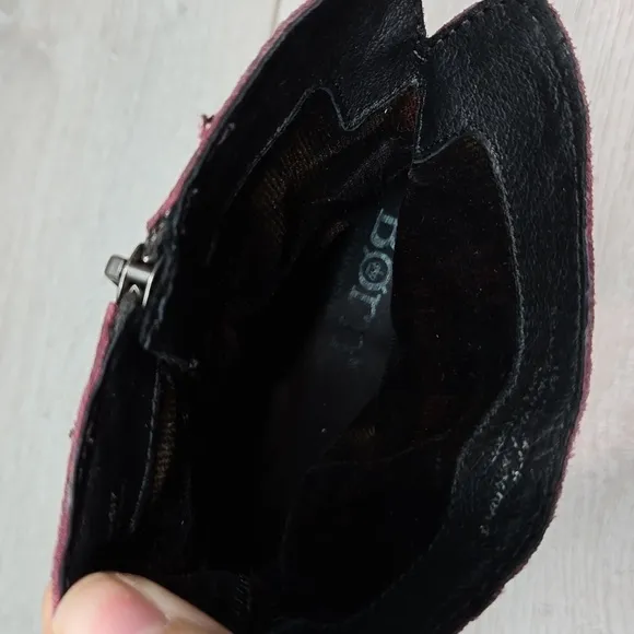 Born Women Ankle Leather Heels Shoes sz 9.5M