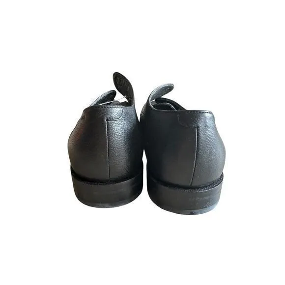 BOSS GRAINED-LEATHER DERBY SHOES WITH ANTI-SLIP SOLE SZ 7 (No‎ Laces)