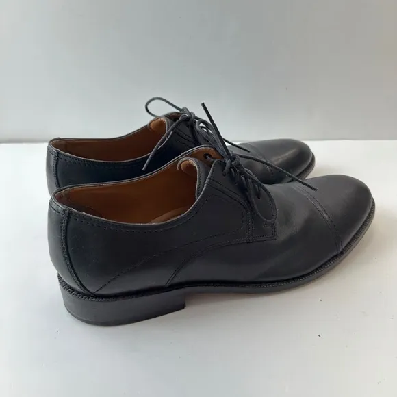Bostonian Leather Cap Toe Oxford Dress Shoes Classic Black Shoes Mens‎ 10M