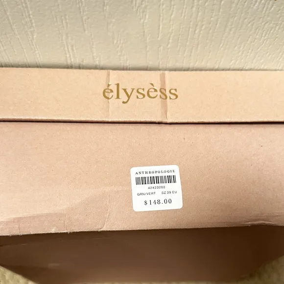 BRAND NEW Anthropologie Elysess Rope Lace-Up Olive Green Suede Healed Sandals 9