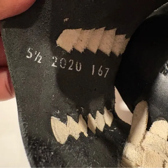 Brand X Huaraches Black White Boot V3 Slip On Leather Shoes, UK 5.5 (US 7.5)