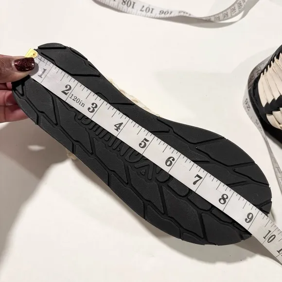 Brand X Huaraches Black White Boot V3 Slip On Leather Shoes, UK 5.5 (US 7.5)