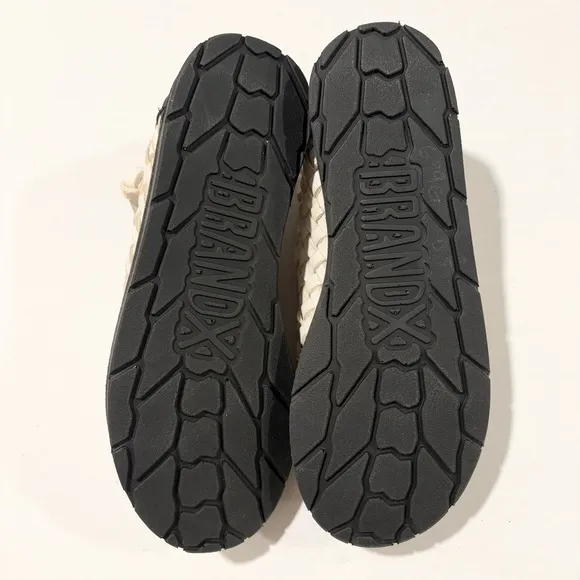 Brand X Huaraches Black White Boot V3 Slip On Leather Shoes, UK 5.5 (US 7.5)