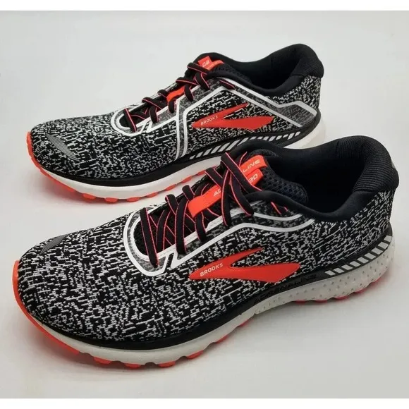 Brooks Adrenaline GTS 20 Running Shoes Womens 11.5 M Black Pink White Gray NWOB