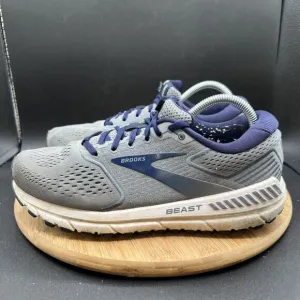 Brooks Beast 20 Men's Size 8.5 Blue Gray Running Shoes Sneakers