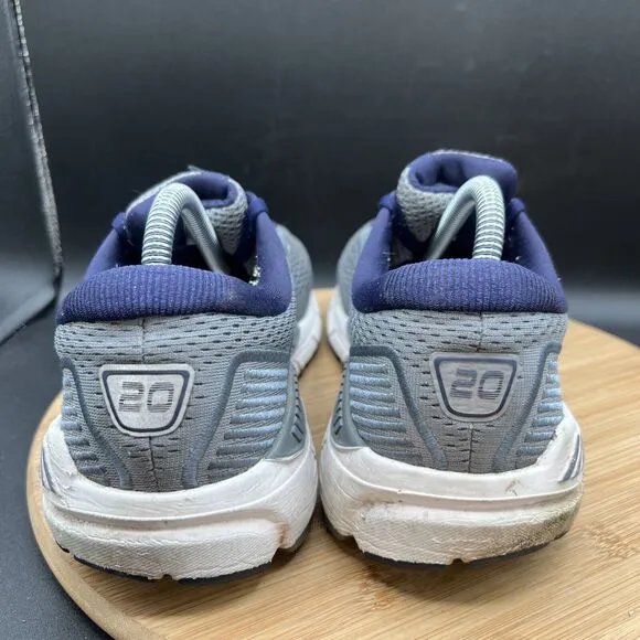 Brooks Beast 20 Men's Size 8.5 Blue Gray Running Shoes Sneakers