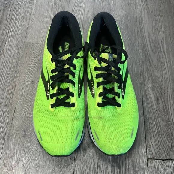 Brooks Ghost 14 Green Running Shoes Men's Size 10.5 - 1103691D310