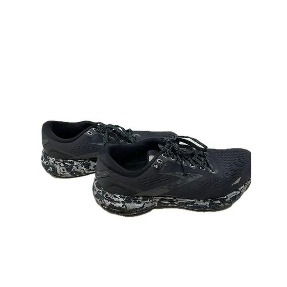 Brooks Ghost 15 Black Camo Running Shoes Mens 7.5
