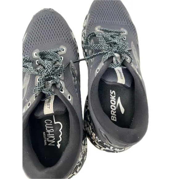 Brooks Ghost 15 Black Camo Running Shoes Mens 7.5