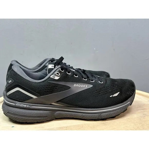 Brooks Ghost 15 GTX Mens Size 9.5D Black Athletic Running Shoes