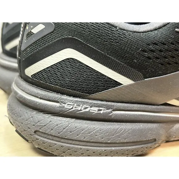 Brooks Ghost 15 GTX Mens Size 9.5D Black Athletic Running Shoes