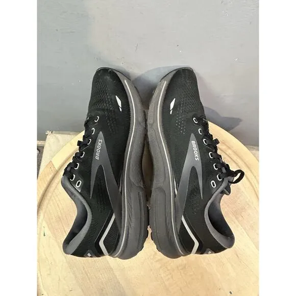 Brooks Ghost 15 GTX Mens Size 9.5D Black Athletic Running Shoes