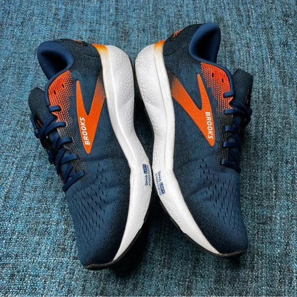 Brooks Ghost 16 Running Shoes in Blue Opal Orange