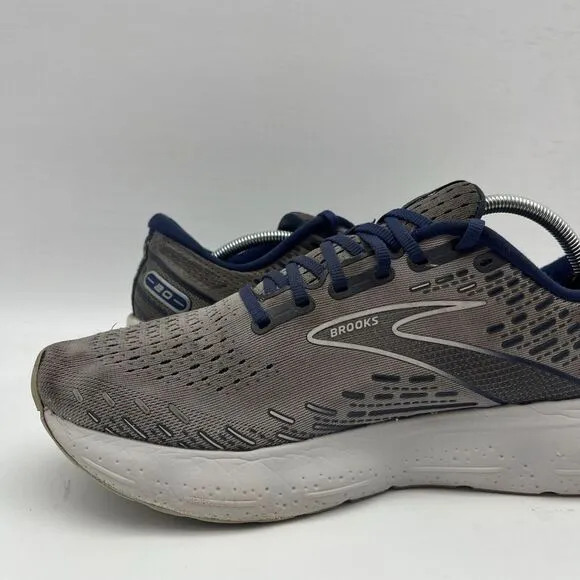 Brooks Glycerin 20 Men's Size 12 Alloy Grey Blue Depths Running Shoes Sneakers