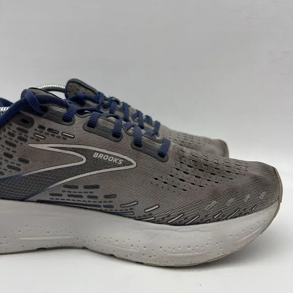 Brooks Glycerin 20 Men's Size 12 Alloy Grey Blue Depths Running Shoes Sneakers