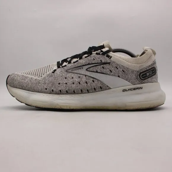 Brooks Glycerin 20 Stealthfit Men's Size 11.5 Running Shoes Gray Black Sneaker