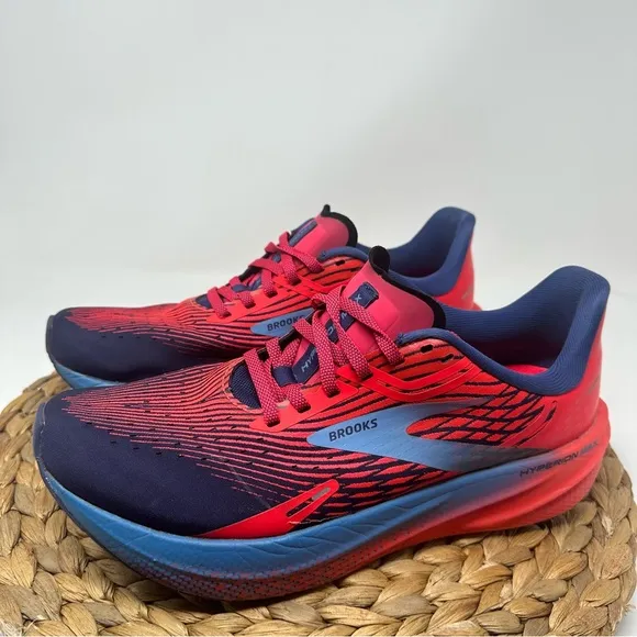 BROOKS Hyperion Max Running Shoes Pink Cobalt Blissful Blue Size 9.5