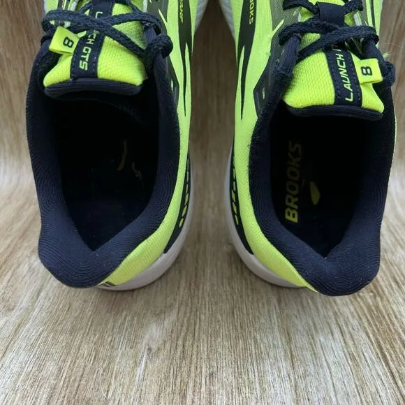 Brooks Launch 8 Men's‎ Size 11 D Running Shoes Neon Yellow Green 1103591D774