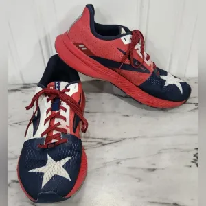 Brooks Launch 8 Running Shoes Texas Star Flag USA 1203451B621 Womens Siz…