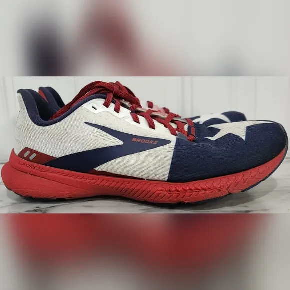 Brooks Launch 8 Running Shoes Texas Star Flag USA 1203451B621 Womens Siz…