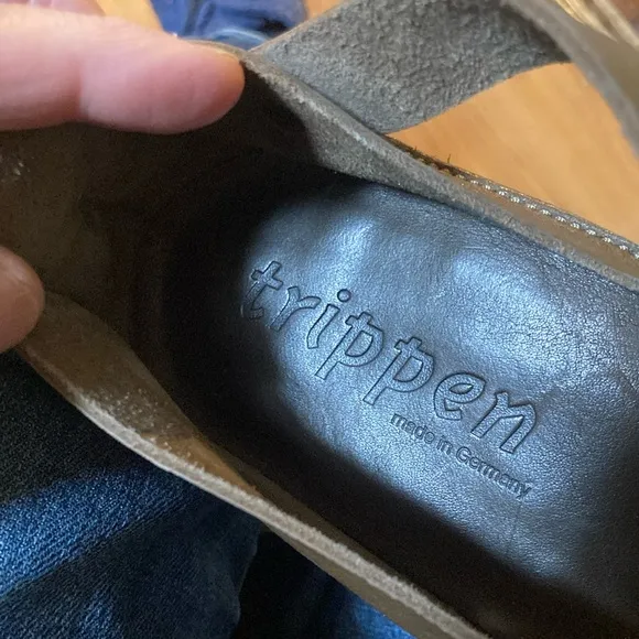 Brown Leather Trippen Sandals