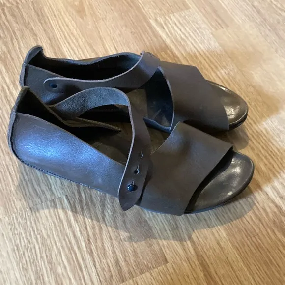 Brown Leather Trippen Sandals